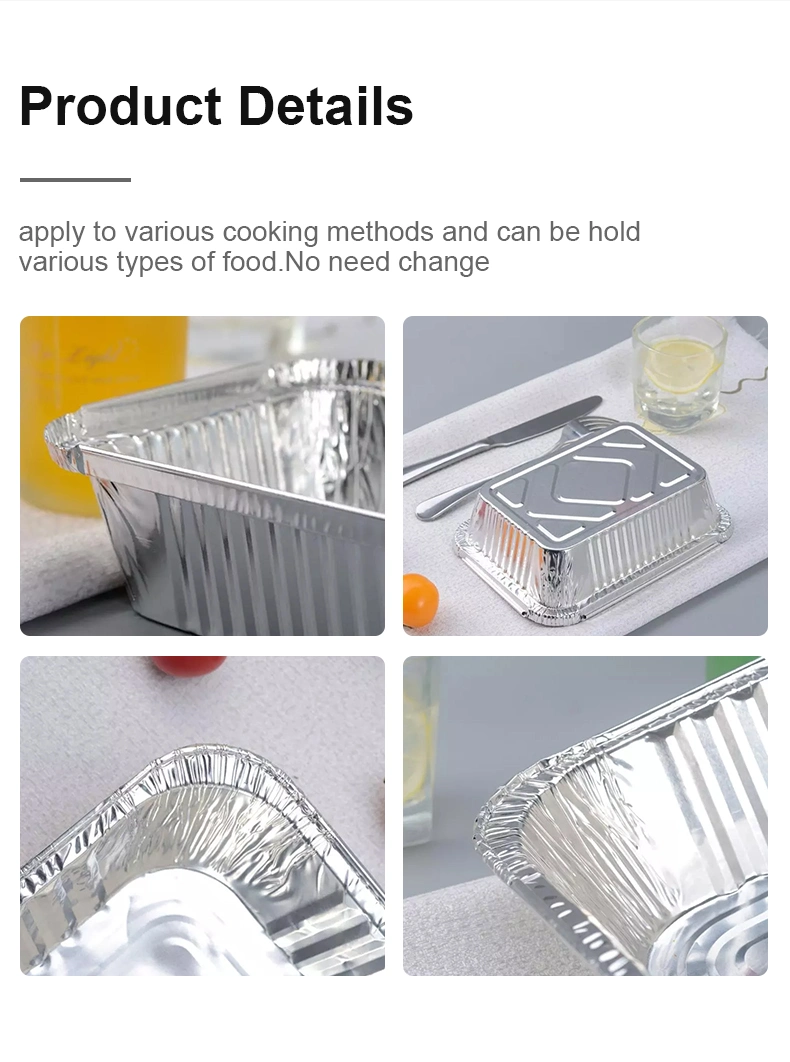 Disposable Food Packaging Aluminum Foil Container Aluminum Foil
