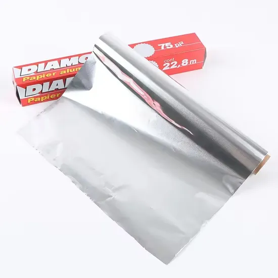 Aluminum Foil Jumbo Roll 8011 8079 7 Micron 12 Micron 35 Micron Kitchen Food Packaging Aluminum Foil Roll 