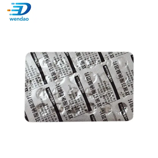 Blister Packaging Tablets Pharmaceutical Cold Formingmanufacturer Aluminum Foil 